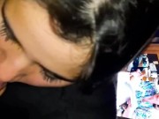 Quería la leche en la boca y le di lo que quería! Tremenda mamada de esta pendeja ! 16/16