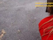 Quick Risky Doggystyle in the Car Park