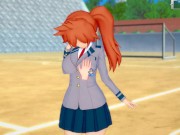 【エロゲーコイカツ！】僕のヒーローアカデミア 拳藤一佳3DCG巨乳アニメ動画(ヒロアカ)[Hentai Game Koikatsu! Itsuka Kendo(Anime 3DCG Video)] 1/16