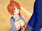 【エロゲーコイカツ！】僕のヒーローアカデミア 拳藤一佳3DCG巨乳アニメ動画(ヒロアカ)[Hentai Game Koikatsu! Itsuka Kendo(Anime 3DCG Video)] 4/16