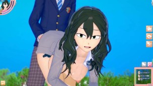 【エロゲーコイカツ！】僕のヒーローアカデミア 取蔭切奈3DCG巨乳アニメ動画(ヒロアカ)[Hentai Game Koikatsu! Setsuna Tokage(Anime 3DCG Video)]