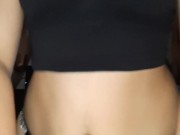 Natural Italian Curvy girl , in sport Clothes riding her Trainer dick After Sesion ( Cum inside ) 10/16