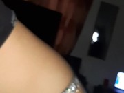 Natural Italian Curvy girl , in sport Clothes riding her Trainer dick After Sesion ( Cum inside ) 14/16