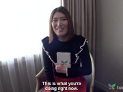 Hot nude sexy amateur from Japan gets naked to fuck in hotel in Japan - Pussy spread fucking 10/16