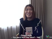 Hot nude sexy amateur from Japan gets naked to fuck in hotel in Japan - Pussy spread fucking 9/16