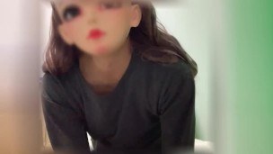 美女になってシコシコオナニー　　Wear a mask Masturbation