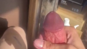Cumming hard