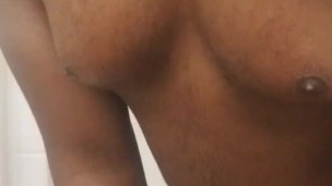 Kota rubs Coconut Oil all over his booty, dick and body.