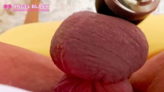 Sissy castración bandas sus bolas para la amante 1hr gooning angel ...