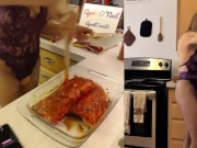 Lonely Girl Makes Ribs for Daddy and Gets Fucked - SOUNDING SQUIRT AT END 5/16