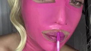 Pretty in Pink Latex Facial - Milking Table 