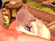 LISA BLOWJOB AND COWGIRL GENSHIN IMPACT (3D HENTAI) 15/16