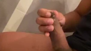 Jerking my fat cock