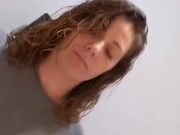 Heather Kane LAUGHS as Cum Gushes Over her Beautiful Face 1/16