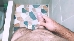 Smoking in the shower peeing and masturbating until I cum