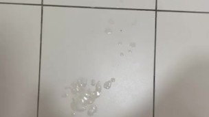 Cumming while on toilet and leaving a mess