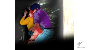 ANIME - A Man Shaking Hips