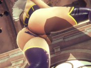 [LEAGUE OF LEGENDS] Ashe found a good use to her slave (3D PORN 60 FPS) 14/16