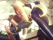 [LEAGUE OF LEGENDS] Ashe found a good use to her slave (3D PORN 60 FPS) 3/16
