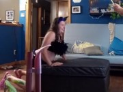 Wife sucks big cock looking into camera 4/16