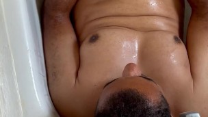 I piss and cum on myself in the bathtub [BY REQUEST]