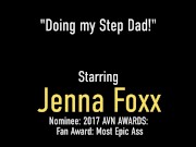 Mommy's Out! Cute All Natural Jenna Foxx Bangs Her Step Dad! 1/16