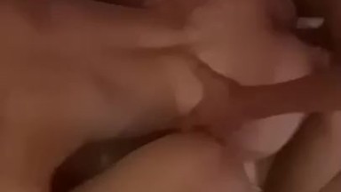 Husband and his friend jerking off while wife gets fucked by strangers