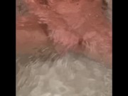 Wet in the tub 🤗