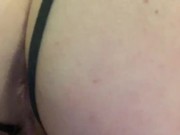 Dirty masturbation Stuffing banana in my Ass piss n gape 1/16