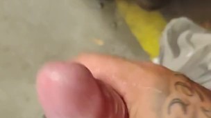 PUBLIC MASTURBATION ALMOST CAUGHT - Having A Wank In The Shop At Work 