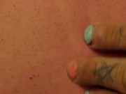 Submissive whore pees her pants.   2/16