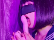 【おてつだい】大至急セーラー服に口と手足でヌいてもらいたい人向け♥ - Blow, footjob and handjob by Japanese high school students♥ 1/16