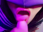 【おてつだい】大至急セーラー服に口と手足でヌいてもらいたい人向け♥ - Blow, footjob and handjob by Japanese high school students♥ 16/16