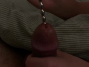 I play with his Penis Plug  16/16