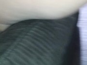 Aftermath of getting fucked while hubby just jacked his dick an listened 1/16