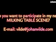 Milking table mit Cristina cielo und einem glücklichen Mann 15/16