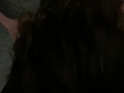 Beautiful big tit MILF gives amazing blow job to daddy! Dirty talk and teasing! Gorgeous wife! 2/16