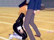 【エロゲーコイカツ！】僕のヒーローアカデミア 現見ケミィ3DCG巨乳アニメ動画(ヒロアカ)[Hentai Game Koikatsu! Camie Utsushimi(Anime 3DCG Video 6/16