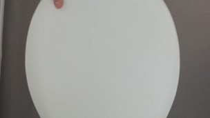 Standing piss view from above