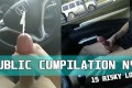 Public Cumpilation #1 - 15 Cumshots in Public