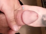 Rubbing my cock with her foot. Trying to fuck her toes 7/16