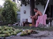 I prepare the pear for drying 12/16