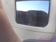 Public pussy flash in the train.Sexy girl touches her pussy in front of people Real Risky 2/16