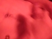 Stroking my big dick with lots of lube :)