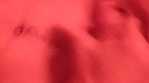 Stroking my big dick with lots of lube :)