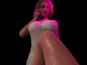 Threesome on a Massage table. 4/16