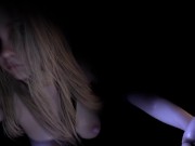 Lesbian Elves eat each other up and scissor standing up. 14/16