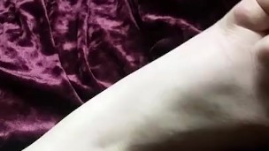 First of many feet videos to cum