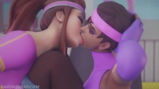 Лесбийская тренировка Brigitte и Sombra - RedTube