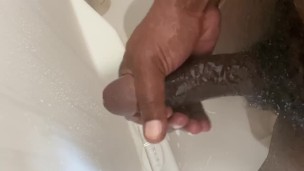 Quick nut in the shower before work 